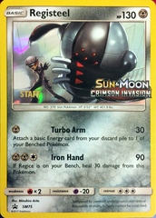 Registeel SM75 Wave Holo STAFF Promo - Crimson Invasion Prerelease